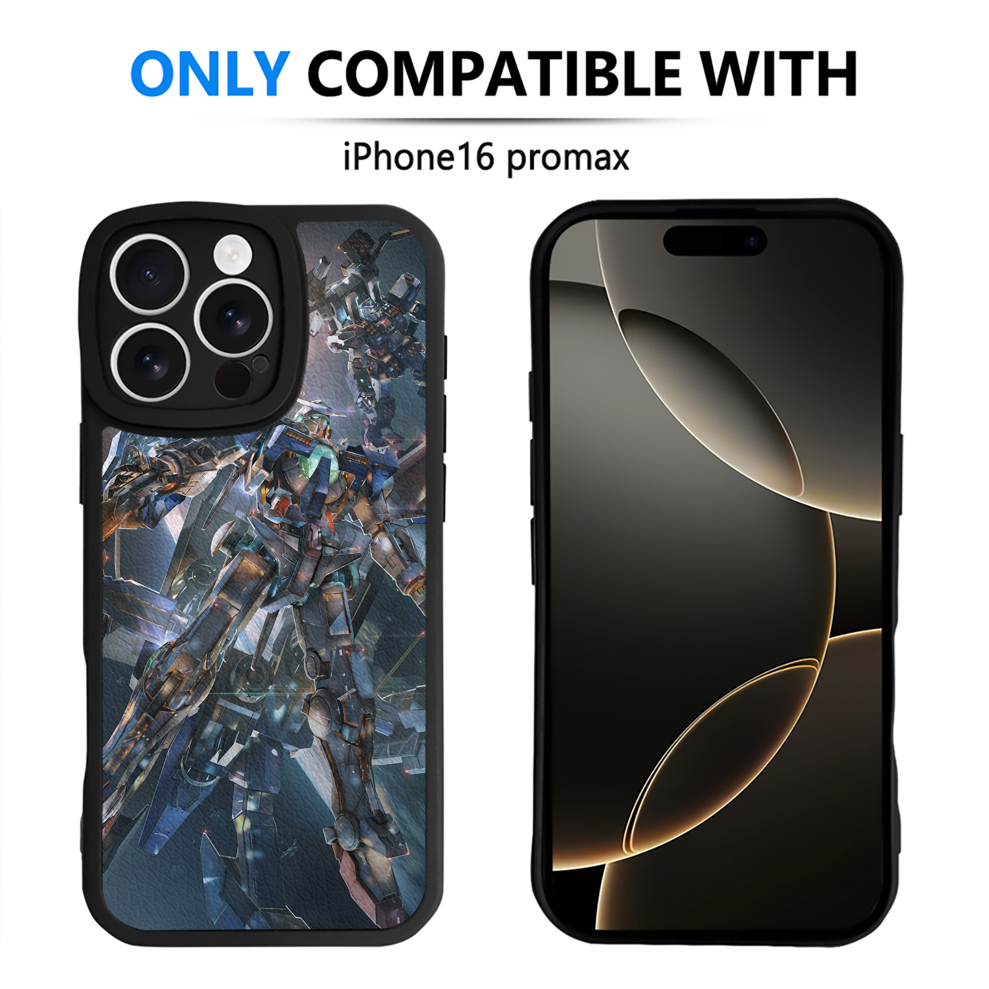 （画像用） 機動戦士ガンダム Mobile Suit Gundam 【iPhone 16シリーズ対応】シリコンスマホケース（レザー調） 材質：シリコン